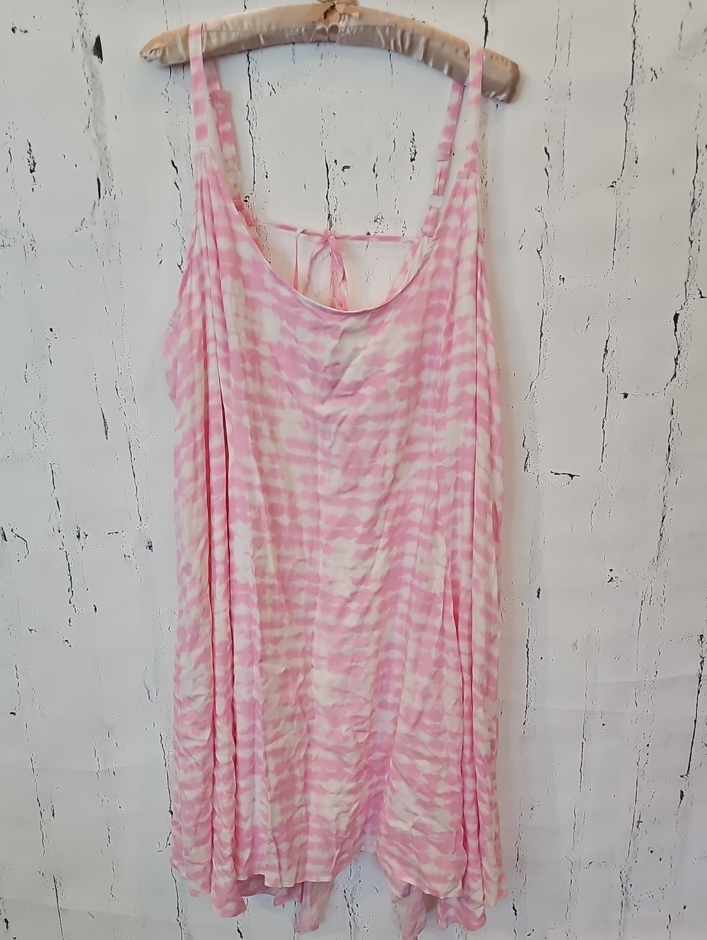 torrid Pink & White Tie-Dye Sleep Chemise 126